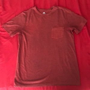 Burgundy H&M shirt. In good condition